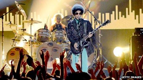 Prince at Billboard music Awards