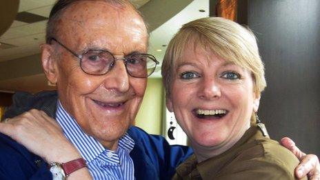 Richard Bull and Alison Arngrim