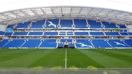 Brighton & Hove Albion's Amex Stadium