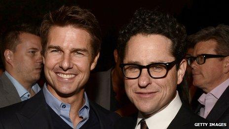 Tom Cruise with JJ Abrams