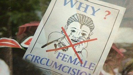 'Why female circumcision' poster