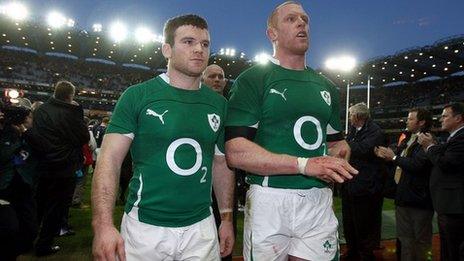 Gordon D'Arcy and Paul O'Connell