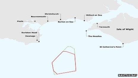 Navitus Bay wind farm boundary change