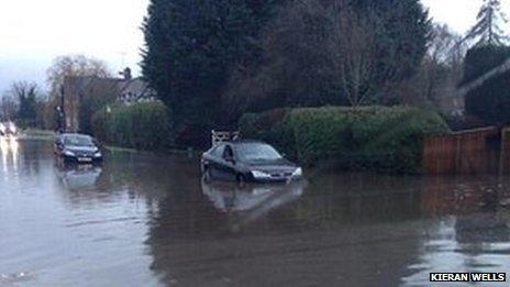 Flooding in Stoke Manderville