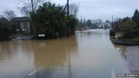 Flooding in Steeple Bumpstead