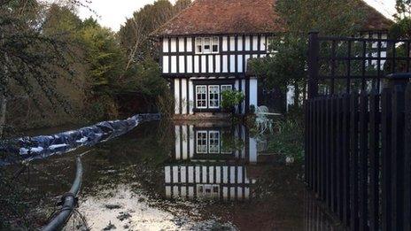 Flooding in Patrixbourne