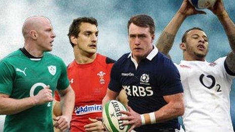 Six Nations: Paul O'Connell, Sam Warburton, Stuart Hogg and Courtney Lawes