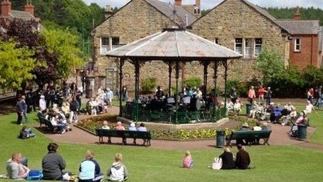 Beamish bandstand