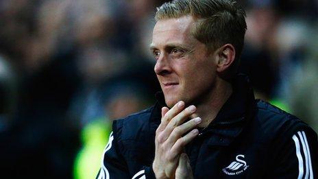 Swansea City manager Garry Monk