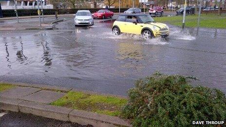 Flooding in Worcester