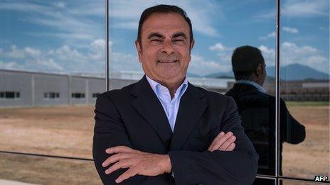 Nissan chief executive Carlos Ghosn