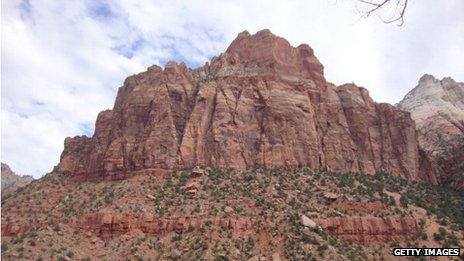 Zion National Park, Utah, on 22 July 2012