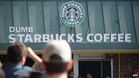 "Dumb Starbucks" coffee shop in Los Angeles