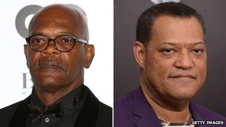 Samuel L Jackson and Laurence Fishburne