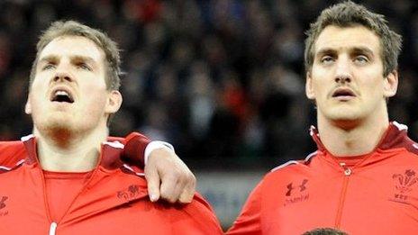 Gethin Jenkins and Sam Warburton