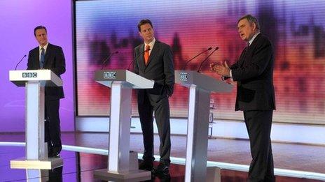 The third leaders debate in 2010