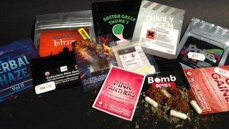 Legal highs display