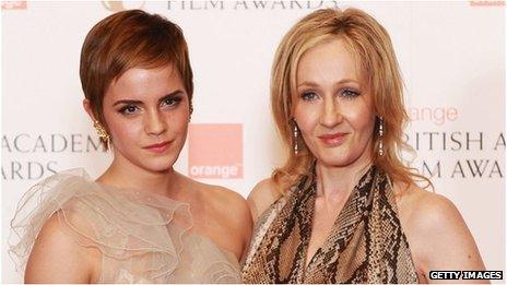 Emma Watson and JK Rowling in 2011