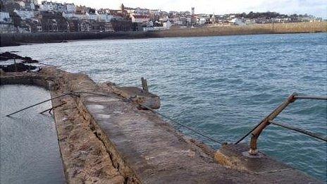 Damage to the bathing pools