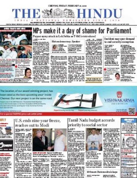 The Hindu front-page