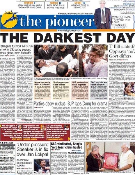 The Pioneer front-page