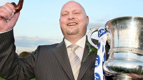 Linfield manager David Jeffrey