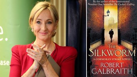 JK Rowling and The Silkworm book jacket