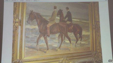 Two Riders on the Beach by Max Liebermann