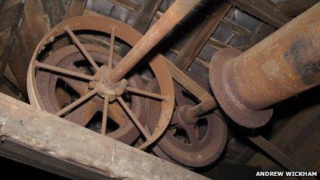 Machinery inside the Kimberley Brewery