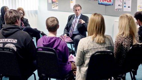 Cleveland PCC Barry Coppinger meets young people