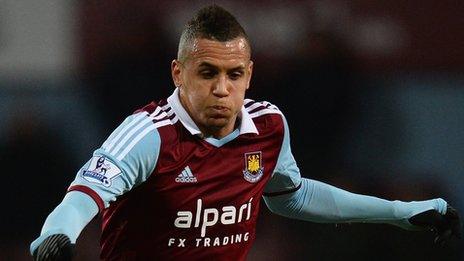 West Ham midfielder Ravel Morrison