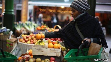 woman in market