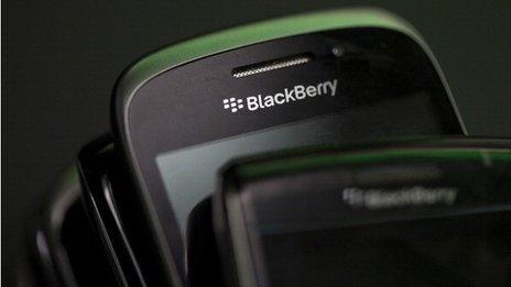 Blackberry smartphone