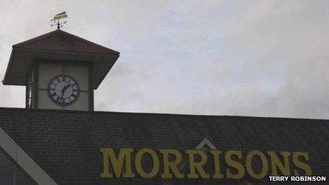 Morrisons supermarket sign