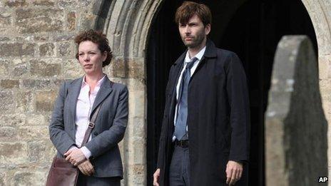 Olivia Colman and David Tennant in Broadchurch