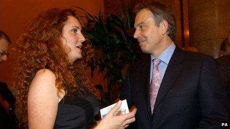 Rebekah Brooks and Tony Blair