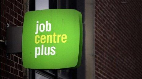 Jobcentre Plus sign