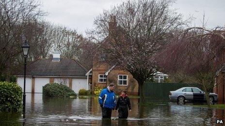 Flood scene