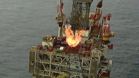 North Sea rig