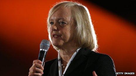 Meg Whitman, HP president and chief executive officer