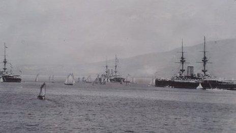 British fleet on Lough Swilly