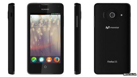 Huawei phone with Firefox OS