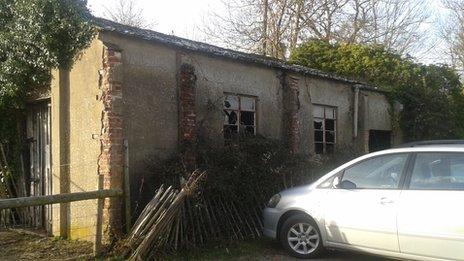 Ambulance garage building