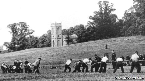 RAF Defford sports day in the 1940s