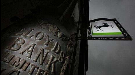 Lloyds Bank sign