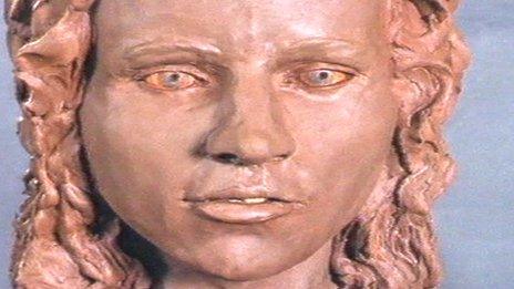 Reconstruction of Karen Price's face