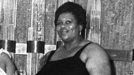 Cynthia Jarrett, who died while police officers were making a search of her home in Tottenham