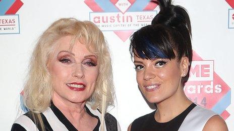 Debbie Harry and Lily Allen