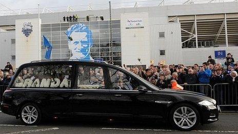 Hearse at Deepdale