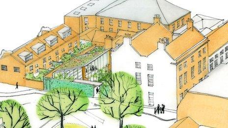 Artist's impression of new writers' centre